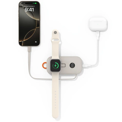 Bateria Belkin BoostCharge Pro Power Bank 10K 45W 10000 mAh do Apple Watch z kablem USB-C PD, czarna (6/15)