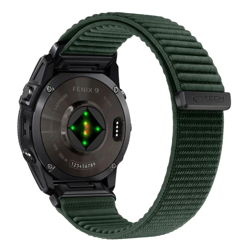 Pasek Tech-Protect NylonLoop do QuickFit 22 mm, zielony (1/9)