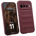 Pancerne etui + szkło hartowane Bizon Tur Pack do Google Pixel 11, burgundowe (3/10)