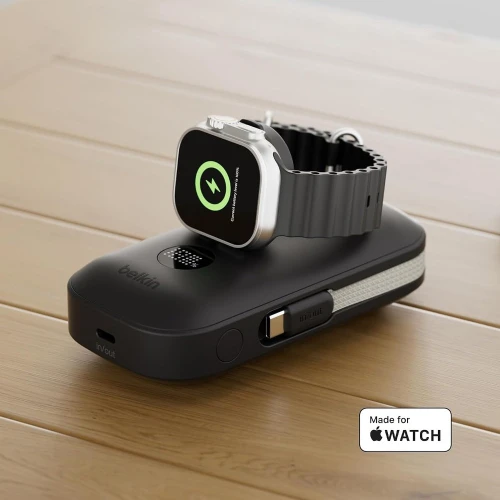 Bateria Belkin BoostCharge Pro Power Bank 10K 45W 10000 mAh do Apple Watch z kablem USB-C PD, czarny (8/15)