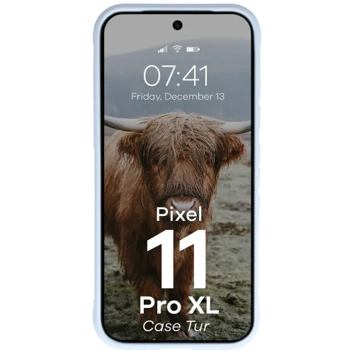 Pancerne etui Bizon Case Tur do Google Pixel 11 Pro XL, jasnoniebieskie (5/8)