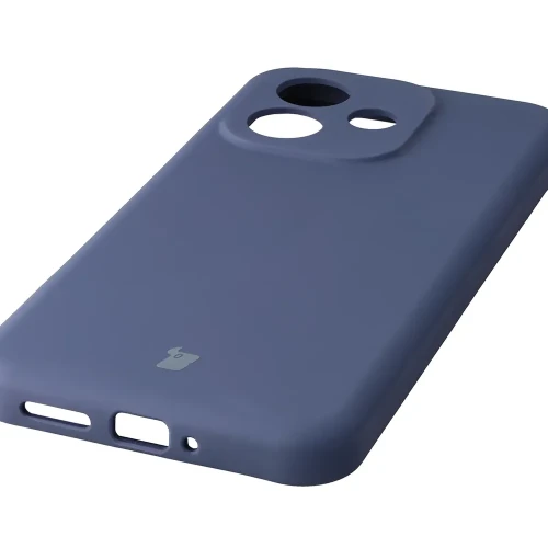 Silikonowe etui Bizon Soft Case do Xiaomi Redmi Note 17 4G/5G, ciemnoniebieskie (3/7)