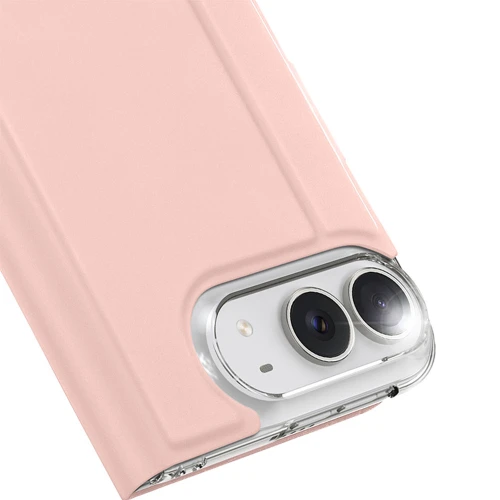 Etui z klapką Dux Ducis Skin Pro do iPhone Duo, różowozłote (3/11)