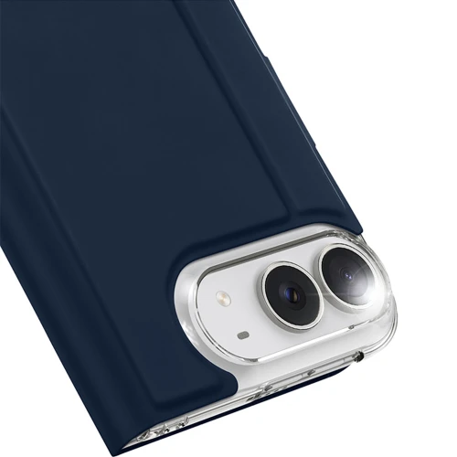 Etui z klapką Dux Ducis Skin Pro do iPhone Duo, granatowe (3/11)