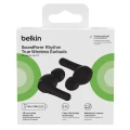 Słuchawki douszne bezprzewodowe z mikrofonem Belkin SoundForm Rhythm, czarne (14/14)