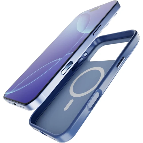 Etui Puro Blend Mag do iPhone 18 Pro Max / 17 Pro Max do MagSafe, jasnoniebieskie (6/10)