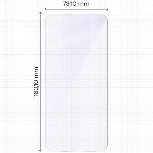 Elastyczne szkło hybrydowe Bizon Hybrid Mule do Huawei Pura 90s Pro Max (2/4)