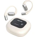 Bezprzewodowe słuchawki dokanałowe, otwarte 4smarts SkyBuds, Bluetooth 5.4, ekran LCD, tłumacz AI, beżowe (1/12)