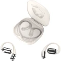 Bezprzewodowe słuchawki dokanałowe, otwarte 4smarts SkyBuds, Bluetooth 5.4, ekran LCD, tłumacz AI, beżowe (9/12)