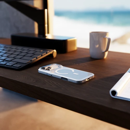 Etui Puro Lite Mag Pro do iPhone 18 Pro Max / 17 Pro Max, do MagSafe, przezroczyste (10/11)