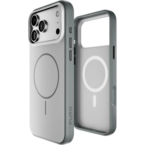 Etui Puro Blend Mag do iPhone 18 Pro Max / 17 Pro Max do MagSafe, srebrne (1/9)