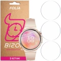 Folia ochronna na ekran zegarka Bizon Watch Film HydroFlex do Huawei Watch 6 42 mm, 3 sztuki (1/5)
