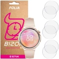 Folia ochronna na ekran zegarka Bizon Watch Film HydroFlex do Huawei Watch 6 42 mm, 6 sztuk (1/5)