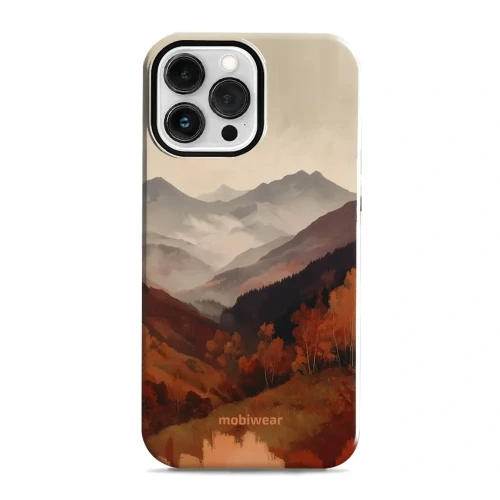 Etui ochronne do iPhone 13 Pro Max, Mobiwear Elite Pro MagSafe, mglista dolina w górach