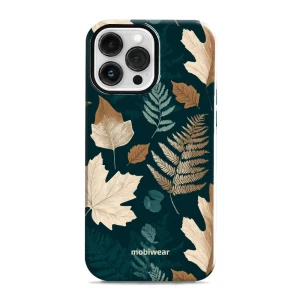 Etui ochronne do iPhone 13 Pro Max, Mobiwear Elite Pro MagSafe, zielnik z liści i paproci