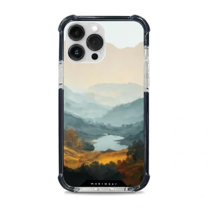 Etui ochronne do iPhone 13 Pro Max do MagSafe, Mobiwear Elite Bumper, jezioro w dolinie