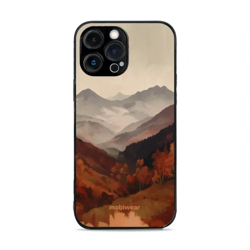Etui ochronne do iPhone 13 Pro Max, Mobiwear Glossy Case, mglista dolina w górach