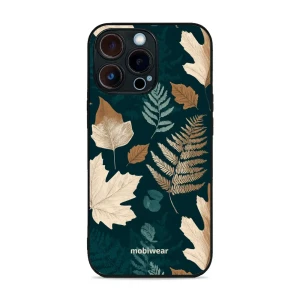 Etui ochronne do iPhone 13 Pro, Mobiwear Glossy Case, zielnik z liści i paproci