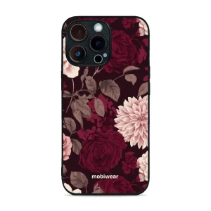 Etui ochronne do iPhone 13 Pro, Mobiwear Glossy Case, wino i dalie