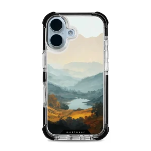 Etui ochronne do iPhone 17 do MagSafe, Mobiwear Elite Bumper, jezioro w dolinie