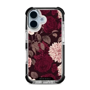Etui ochronne do iPhone 17 do MagSafe, Mobiwear Elite Bumper, wino i dalie