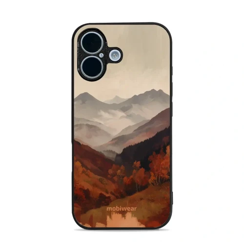 Etui ochronne do iPhone 17, Mobiwear Glossy Case, mglista dolina w górach