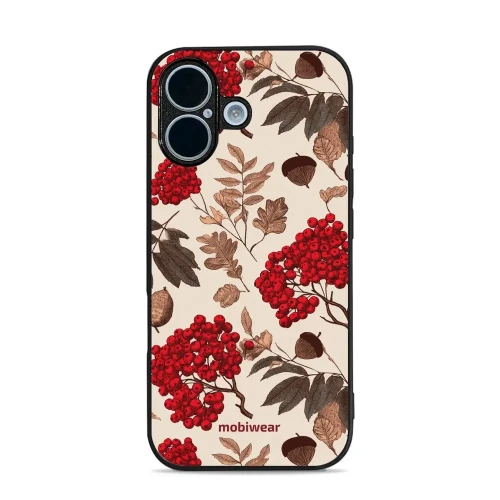 Etui ochronne do iPhone 17, Mobiwear Glossy Case, jarzębina na ecru