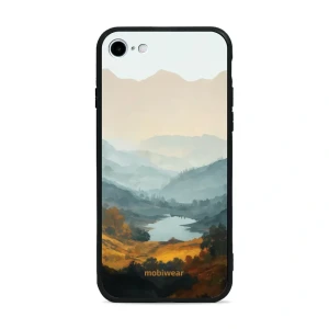 Etui ochronne do iPhone SE 2022, Mobiwear Glossy Case, jezioro w dolinie