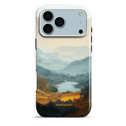 Etui ochronne do iPhone 18 Pro Max, Mobiwear Elite Pro MagSafe, jezioro w dolinie