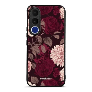 Etui ochronne do vivo V70 FE 5G, Mobiwear Glossy Case, wino i dalie