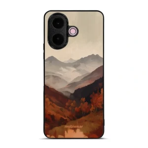 Etui ochronne do vivo V60 Lite 5G, Mobiwear Glossy Case, mglista dolina w górach