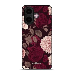 Etui ochronne do vivo V60 Lite 5G, Mobiwear Glossy Case, wino i dalie