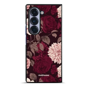 Etui ochronne do Galaxy Z Fold6, Mobiwear Glossy Case, wino i dalie