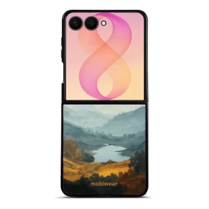 Etui ochronne do Galaxy Z Flip8, Mobiwear Glossy Case, jezioro w dolinie