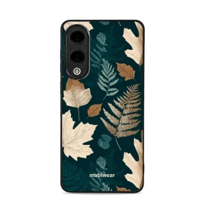 Etui ochronne do Galaxy S25 Edge, Mobiwear Glossy Case, zielnik z liści i paproci