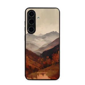 Etui ochronne do Galaxy S25, Mobiwear Glossy Case, mglista dolina w górach