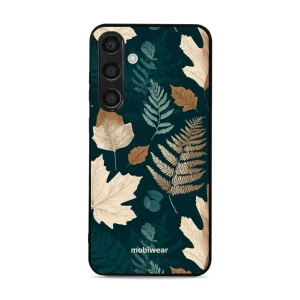 Etui ochronne do Galaxy S24 Plus, Mobiwear Glossy Case, zielnik z liści i paproci