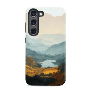 Etui ochronne do Galaxy S23 Plus, Mobiwear Elite Pro, jezioro w dolinie