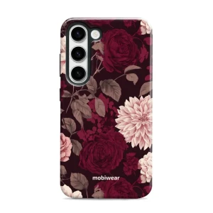 Etui ochronne do Galaxy S23, Mobiwear Elite Pro, wino i dalie