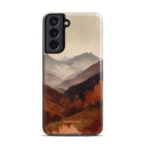 Etui ochronne do Galaxy S22 Plus 5G, Mobiwear Elite Pro, mglista dolina w górach