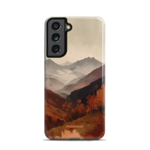 Etui ochronne do Galaxy S21 FE 5G, Mobiwear Elite Pro, mglista dolina w górach