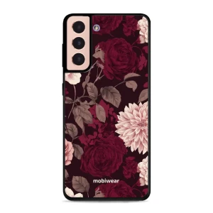 Etui ochronne do Galaxy S21 5G, Mobiwear Glossy Case, wino i dalie