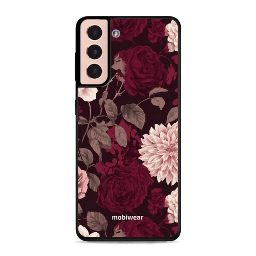 Etui ochronne do Galaxy S21 5G, Mobiwear Glossy Case, wino i dalie