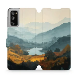 Etui z klapką do Galaxy S20 FE 5G / 4G, Mobiwear Book, jezioro w dolinie