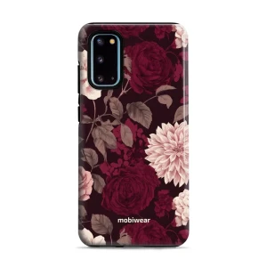 Etui ochronne do Galaxy S20, Mobiwear Elite Pro, wino i dalie