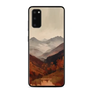 Etui ochronne do Galaxy S20, Mobiwear Glossy Case, mglista dolina w górach