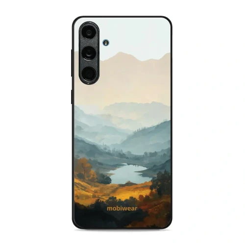Etui ochronne do Galaxy M55 5G, Mobiwear Glossy Case, jezioro w dolinie