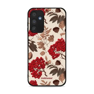 Etui ochronne do Galaxy M15 5G, Mobiwear Glossy Case, jarzębina na ecru