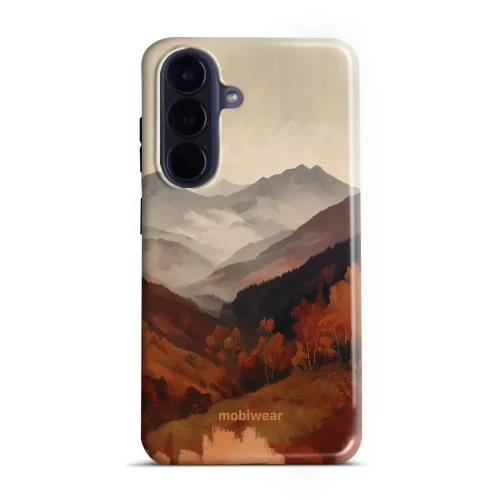 Etui ochronne do Galaxy A57 5G, Mobiwear Elite Pro, mglista dolina w górach