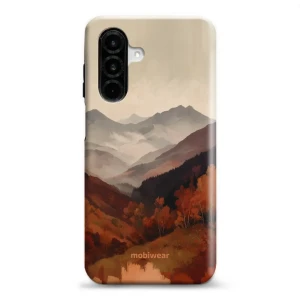 Etui ochronne do Galaxy A26 5G, Mobiwear Elite Pro, mglista dolina w górach